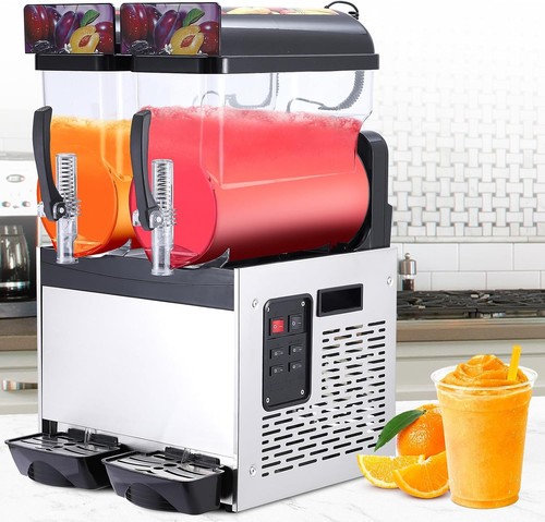 Commercial slush machine 2x15l - machine,