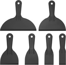 6 Pcs Plastic Putty Scrapers