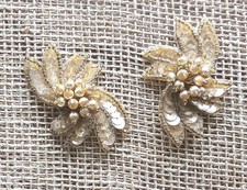 Vintage 1950s Gold Sequined