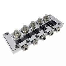 Ray Ross FRRB519C Saddle-Less Bass Bridge ~ 5 String / 19mm Chrome