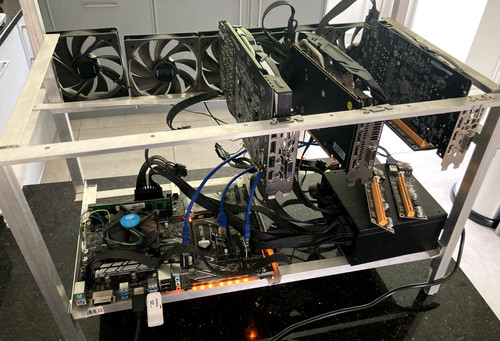 Gpu mining rig - mining, case