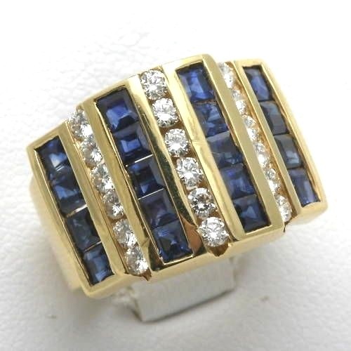 18k blue sapphire - 18k,