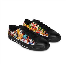 Colorful Clown Faces Sneakers