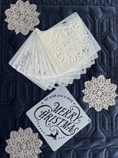 12 pcs Christmas plastic craft