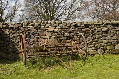 Photo 6x4 old hay - photo, near