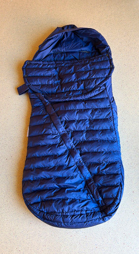 Uppababy ganoosh footmuff blue - footmuff,