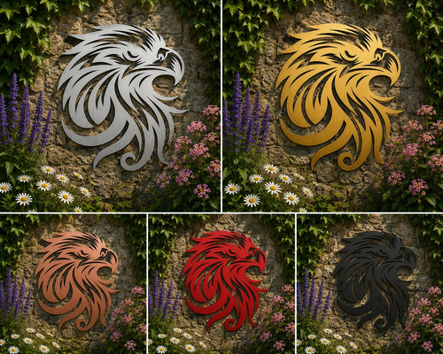 Eagle metal wall art - art, –