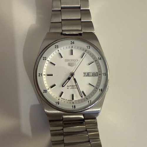 Seiko 7s26 3040 white dial - 5,