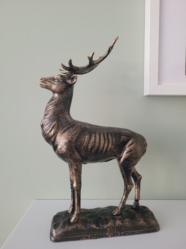 Heavy bronzed cast - cast, deer