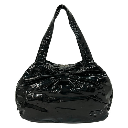 Agnes black pvc - pvc, shoulder