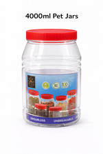 4L Clear Round PET Plastic