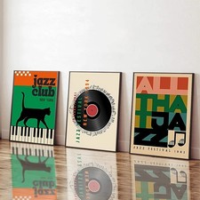 Vintage Jazz Music Poster