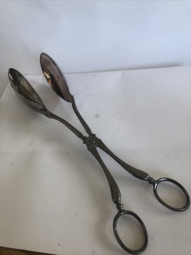 Vintage salad tongs scissor - vintage,