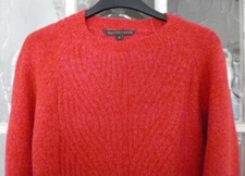 Bon Marche Love Knitwear Ladies Jumper Red Marl Size 12 - NEW