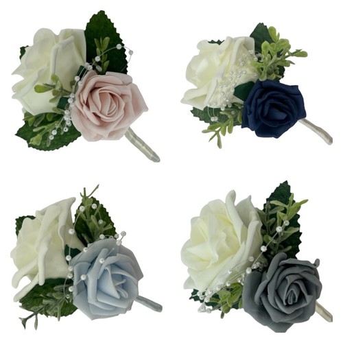 Wedding buttonholes rose - wedding,