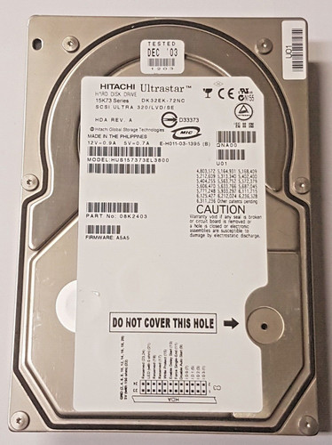 73gb hitachi ultrastar 15k73 - 73gb,