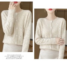100% Cashmere Crew Neck Long