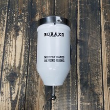 Vintage Boraxo Soap Dispenser Porcelain Wall Mounted in Great Condition CLEAN