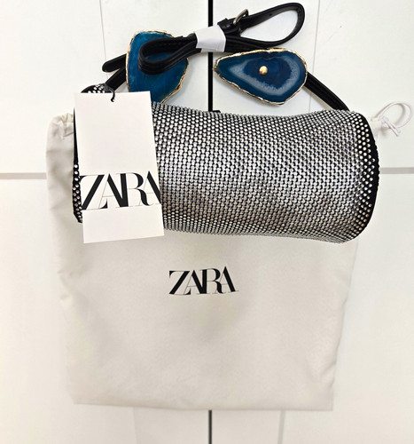 Nwt zara shiny silver - ​🔥,