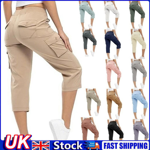 Ladies cropped trousers womens - ladies,
