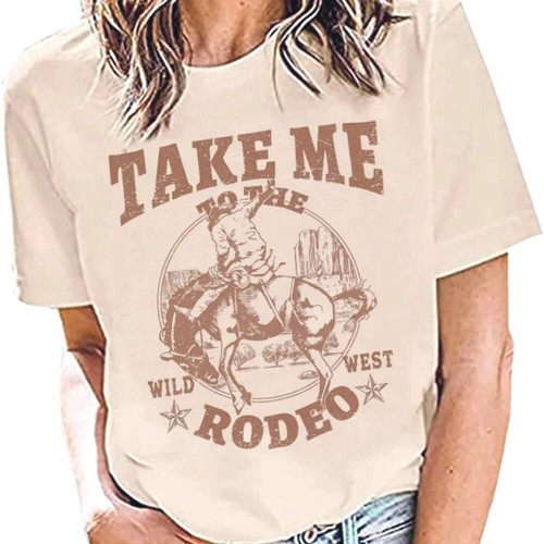 Vintage cowboy rodeo shirt - rodeo, t-shirt