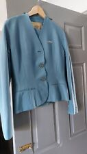VTG '60s Delta Uniforms Blue Flight Attendant Uniform 100% Wool (lots of holes)