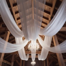 Wedding Event Ceiling Drapes