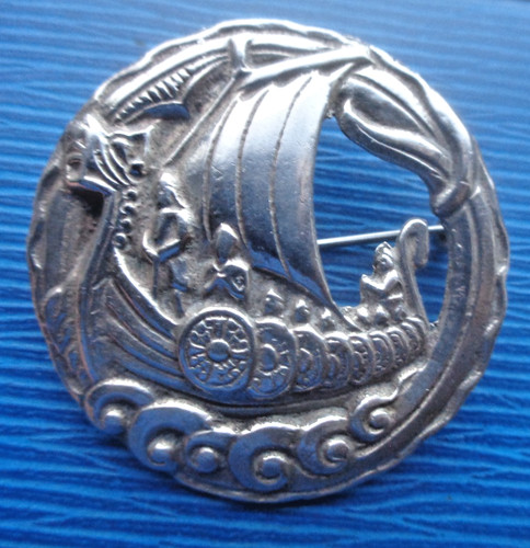 Sterling silver iona - iona, brooch
