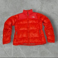 Coral 1996 The North Face Nuptuse 700 Retro Puffer Womens M Winter Coat