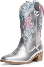 Dream Pairs Silver Cowboy