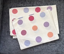 Cream Spotty Curtain Fabric
