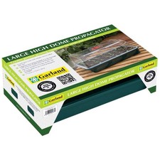 Garland High Dome Propagator 37.5x23x18cm Vented Lid Seed Germination
