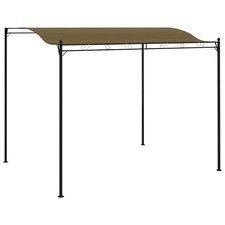 Gazebo Set of 2 Taupe Steel