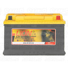115 AGM Car Battery 12V 80Ah 800cca L315 W175 H190 0/1 B13 3 Year - Lion L4 AGM