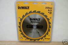 DeWALT DT1956 250MM X 30MM BORE 24T TCT TABLE MITRE SAW BLADE