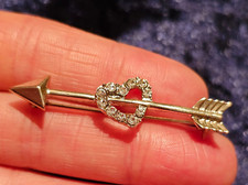 Vintage Silver Tone Arrow