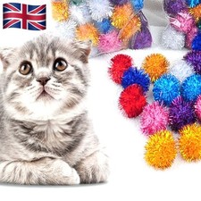 50Pcs Glitter Sparkle Ball Cat