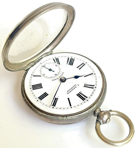Pocket watch silver - watch, antique