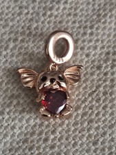 Rose Gold Plated Koala Bear Charm. 925 Sterling Silver + FREE BRACELET. UK