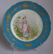 Sevres bleu céleste cabinet - sevres,