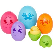 Tomy Hide 'N' Squeak Nesting Eggs Educational Activity Toy New