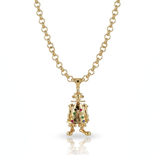 Gold large clown - large,