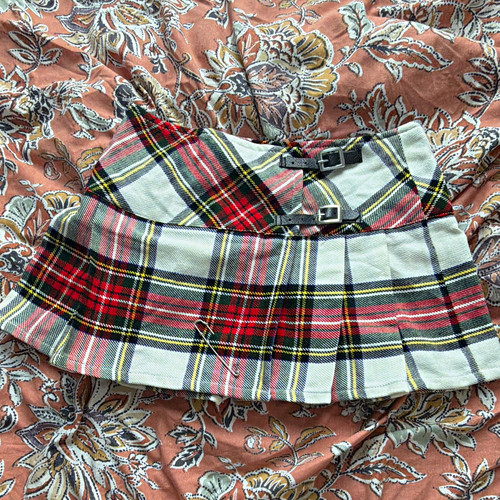 Viper london red tartan kilt - red,