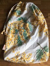 Cath Kidston Large Mimosa Flowers 1 Drawstring Boxy Bag Dust Cover Cotton New