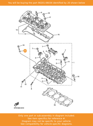 Yamaha washer plate - washer,,