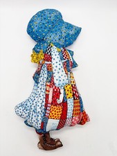 Vintage Fabric Cut n Sew Holly Hobby Plush Pillow 19" Rag Doll