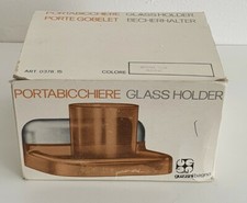 🔶️LUIGI MASSONI HARVEY GUZZINI LUCITE RETRO PLASTIC BATHROOM CADDY ATOMIC MCM 