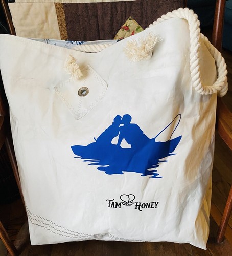 Sail bag tote - sail, sea