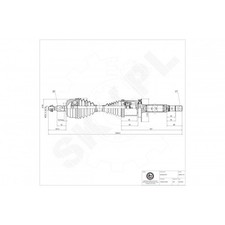 Front Right Drive Shaft For VW