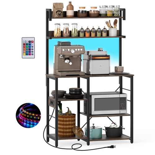 Kitchen bakers rack with power - bakers,